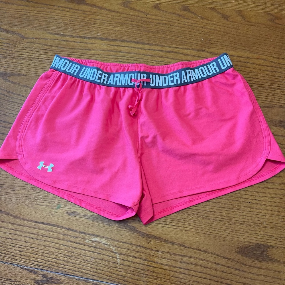 Under Armour Women's Vibrant Pink Athletic Shorts